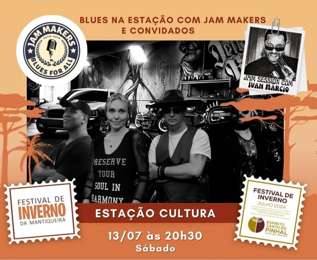 Blues na Estação neste sábado!